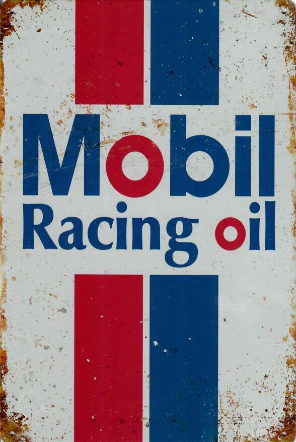 Mobil Racing Oil - Old-Signs.co.uk